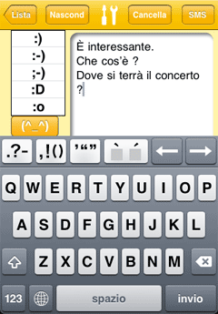 SMS (^_^) Smile Italian QWERTY