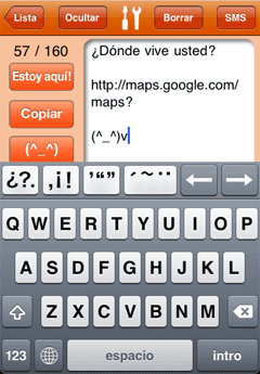 SMS (^_^) Smile Spanish QWERTY