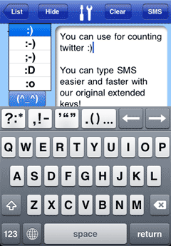 SMS (^_^) Smile English QWERTY