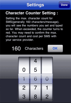 SMS Smile counter