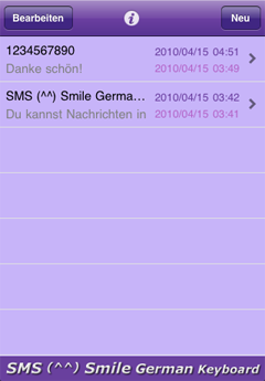 SMS Smile German　counter