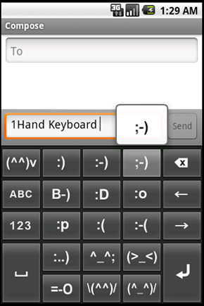 1Hand Keyboard Smile